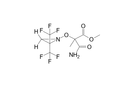 1-(1-CARBAMOYL-1-CARBOMETHOXYETHOXY)-2,2-BIS(TRIFLUOROMETHYL)AZIRIDINE