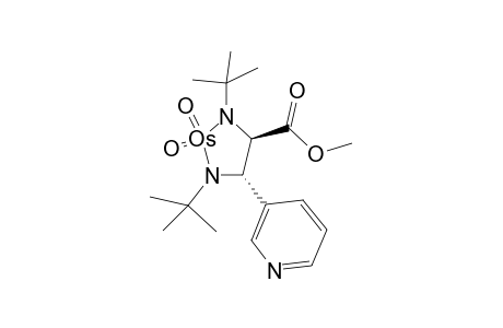 trans-1,3-Bis(tert-butyl)-2,2-dioxo-4-(3'-pyridinyl)-5-(methyloxycarbonyl)-2-osama(VI)imidazolidine