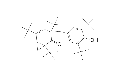 2,4,6-tritert-butyl-4-(3,5-ditert-butyl-4-hydroxy-benzyl)bicyclo[4.1.0]hept-2-en-5-one