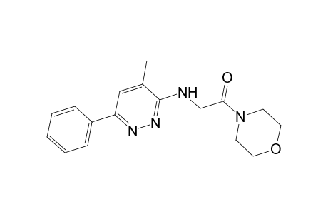 4-Methyl-N-[2-(4-morpholinyl)-2-oxoethyl]-6-phenyl-3-pyridazinamine