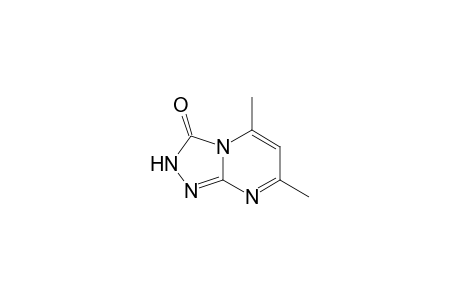 1,2,4-Triazolo[4,3-a]pyrimidin-3(2H)-one, 5,7-dimethyl-