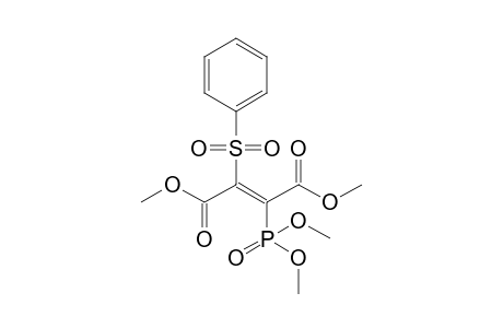 Dimethyl (E)-2-(Dimethoxyphosphoryl)-3-(phenylsulfonyl)-2-butenedioate