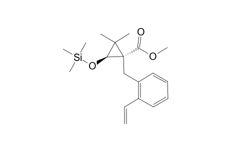 METHYL-3,3-DIMETHYL-2-TRIMETHYLSILOXY-1-(2-VINYLBENZYL)-CYCLOPROPANECARBOXYLATE