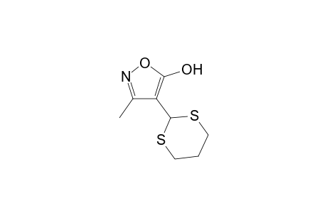 4-(1,3-dithian-2-yl)-3-hydroxy-5-methylisoxazole