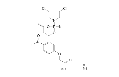 3-[3-BUTENYL-1-(N,N-BIS-(2-CHLOROETHYL)-PHOSPHORDIAMIDATO)]-4-(NITROPHENYL)-OXYACETATE-SODIUM-SALT