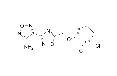 1,2,5-oxadiazol-3-amine, 4-[5-[(2,3-dichlorophenoxy)methyl]-1,2,4-oxadiazol-3-yl]-