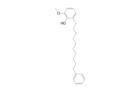 1-(2-Hydroxy-3-methoxyphenyl)-10-phenyldecane
