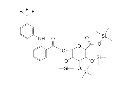 pertrimethylsilylated flufenamic acid glucuronide
