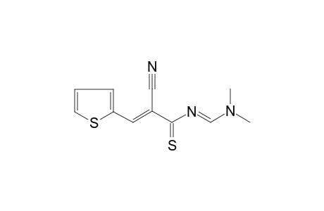 Propanenitrile, 3-dimethylaminomethylenamino-2-(2-thienylmethylene)-3-thioxo-