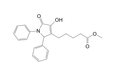 Methyl 5-(1',5'-dihydro-3'-hydroxy-2'-oxo-1',5'-diphenyl-2H-pyrrol-4'-yl)pentanoate