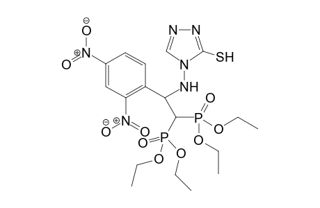Tetraethyl 2-(2,4-dinitrophenyl)-2-(3-mercapto-4H-1,2,4-triazol-4-ylamino)ethane-1,1-diyl-diphosphonate