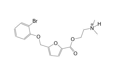 2-({5-[(2-bromophenoxy)methyl]-2-furoyl}oxy)-N,N-dimethylethanaminium