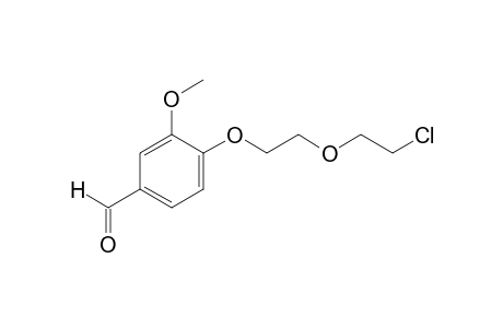 4-[2-(2-chloroethoxy)ethoxy]-3-methoxybenzaldehyde
