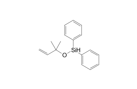 Diphenyl(2-methylbut-3-en-2-yloxy)silane