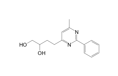 4-(6-Methyl-2-phenylpyrimidin-4-yl)butan-1,2-diol