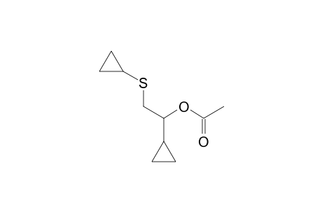 Ethyl 1-cyclopropyl-2-(cyclopropylthio)acetate