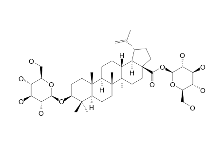 28-O-BETA-D-GLUCOPYRANOSYLBETULINIC_ACID_3-BETA-O-BETA-D-GLUCOPYRANOSIDE