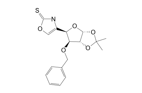 4-[(4R)-3-O-BENZYL-1,2-O-ISOPROPYLIDENE-ALPHA-D-THREOFURANOS-4-C-YL]-1,3-OXAZOLINE-2-THIONE