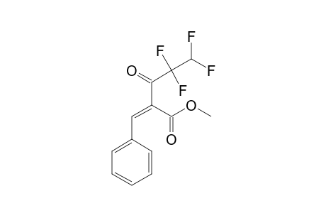 Z-METHYL-2-BENZYLIDENE-3-OXO-4,4,5,5-TETRAFLUOROPENTANOATE;MINOR_ISOMER