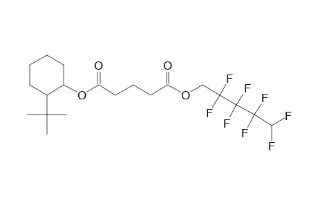 Glutaric acid, 2,2,3,3,4,4,5,5-octafluoropentyl 2-tert-butylcyclohexyl ester