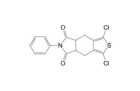 1,3-bis(chloranyl)-6-phenyl-4,4a,7a,8-tetrahydrothieno[3,4-f]isoindole-5,7-dione