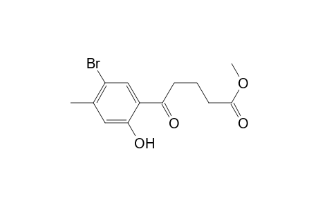 Methyl 5-(2-Hydroxy-4-methyl-5-bromophenyl)-5-oxopentanoate