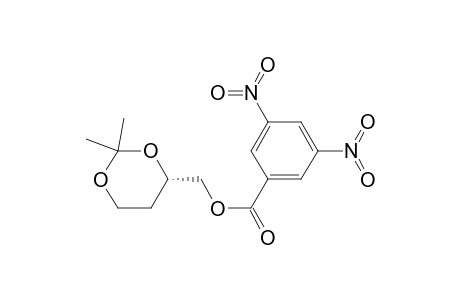 1,3-Dioxane-4-methanol, 2,2-dimethyl-, 3,5-dinitrobenzoate, (S)-