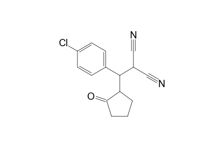 2-[(4-chlorophenyl)-(2-ketocyclopentyl)methyl]malononitrile