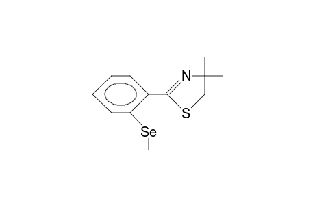 4,4-Dimethyl-2-(2-methylseleno-phenyl)-1,3-thiazoline