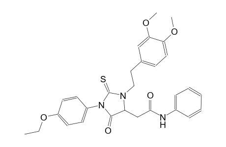 1H-Imidazole-4-acetamide, 3-[2-(3,4-dimethoxyphenyl)ethyl]-1-(4-ethoxyphenyl)tetrahydro-5-oxo-N-phenyl-2-thioxo-