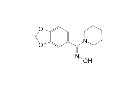 1-[(Z)-1,3-benzodioxol-5-yl(hydroxyimino)methyl]piperidine
