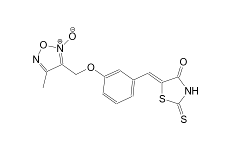 4-thiazolidinone, 5-[[3-[(4-methyl-2-oxido-1,2,5-oxadiazol-3-yl)methoxy]phenyl]methylene]-2-thioxo-, (5Z)-
