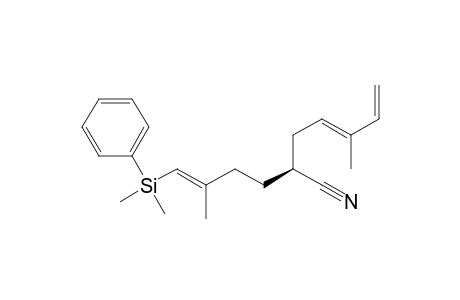 (1E,5S,7E)-5-Cyano-2,8-dimethyl-1-(phenyldimethylsilyl)-1,7,9-decatriene