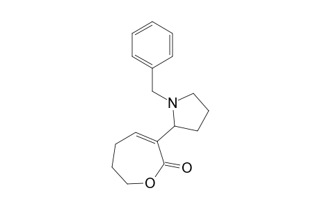 6-(1-benzylpyrrolidin-2-yl)-3,4-dihydro-2H-oxepin-7-one