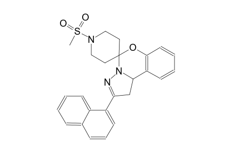 1'-(methylsulfonyl)-2-(naphthalen-1-yl)-1,10b-dihydrospiro[benzo[e]pyrazolo[1,5-c][1,3]oxazine-5,4'-piperidine]