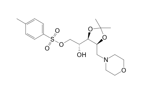 (2R,3R,4S)-5-Morpholino-1-p-toluenesulfonyloxy-2-hydroxy-O-3,4-isopropylidenepentane