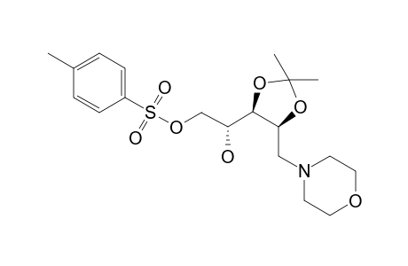 (2R,3R,4S)-5-Morpholino-1-p-toluenesulfonyloxy-2-hydroxy-O-3,4-isopropylidenepentane