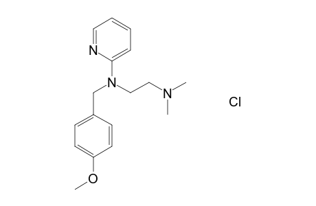 N-(4-methoxybenzyl)-N',N'-dimethyl-N-(2-pyridinyl)-1,2-ethanediamine hydrochloride