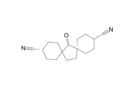 trans,trans-3,11-Dicyano-7-oxodispiro[5.1.5.2]pentadecane