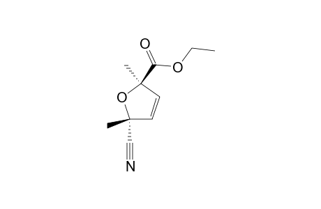 TRANS-ETHYL-5-CYANO-2,5-DIMETHYL-2,5-DIHYDROFURAN-2-CARBOXYLATE