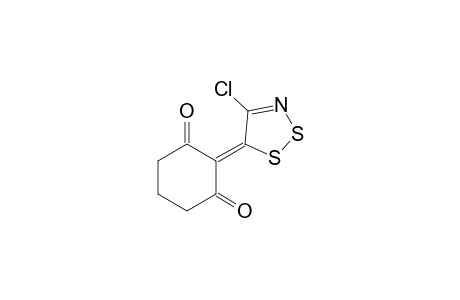 2-(4-Chloro-5H-1,2,3-dithiazol-5-ylidene)cyclohexane-1,3-dione
