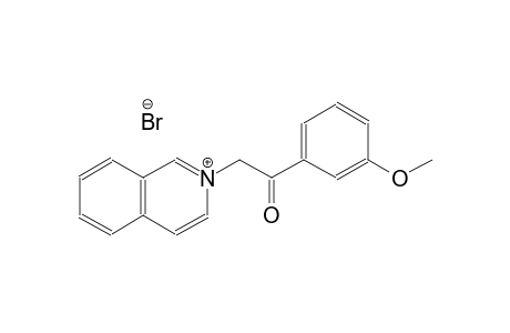 2-[2-(3-methoxyphenyl)-2-oxoethyl]isoquinolinium bromide