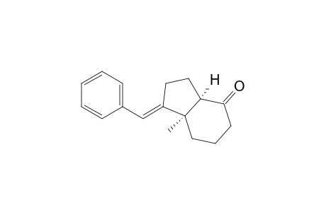 4H-Inden-4-one, octahydro-7a-methyl-1-(phenylmethylene)-, cis-