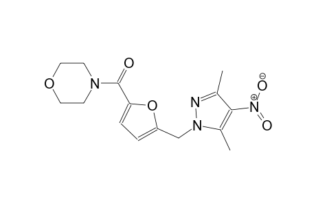 4-{5-[(3,5-dimethyl-4-nitro-1H-pyrazol-1-yl)methyl]-2-furoyl}morpholine
