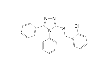 3-[(2-chlorobenzyl)sulfanyl]-4,5-diphenyl-4H-1,2,4-triazole