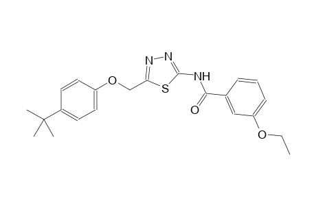 benzamide, N-[5-[[4-(1,1-dimethylethyl)phenoxy]methyl]-1,3,4-thiadiazol-2-yl]-3-ethoxy-