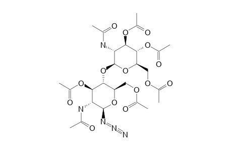 2-ACETAMIDO-3,4,6-TRI-O-ACETYL-2-DEOXY-beta-D-GLUCOPYRANOSYL-(1->4)-2-ACETAMIDO-3,6-DI-O-ACETYL-2-DEOXY-beta-D-GLUCOPYRANOSYL-AZIDE