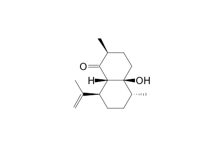 (2S,4aS,5R,8R,8aS)-2,5-dimethyl-4a-oxidanyl-8-prop-1-en-2-yl-2,3,4,5,6,7,8,8a-octahydronaphthalen-1-one