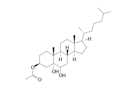 Cholestan-5.alpha.-6(.alpha.,.beta.)-diol-3.beta.-acetate