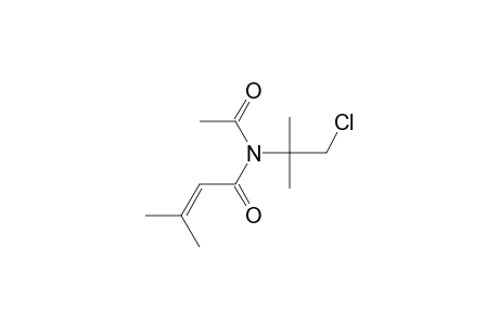 N-Acetyl-N-(1-chloro-2-methylpropan-2-yl)-3-methylbut-2-enamide